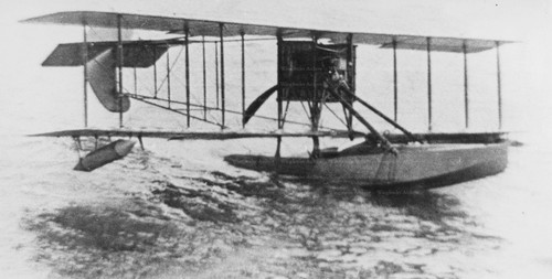 Early sopwith flying boat - flying,