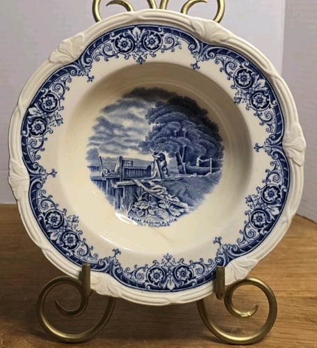 Vintage blue white - vintage,