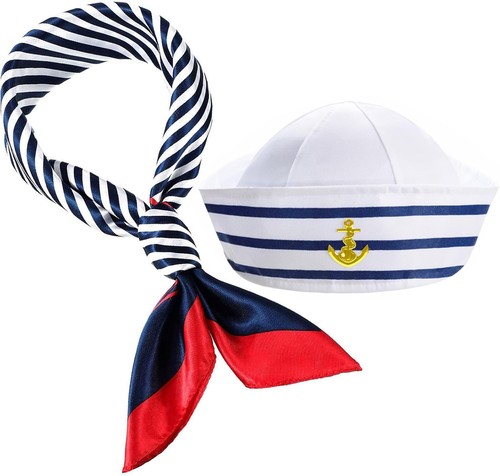 2pcs yacht captain hat - captain,