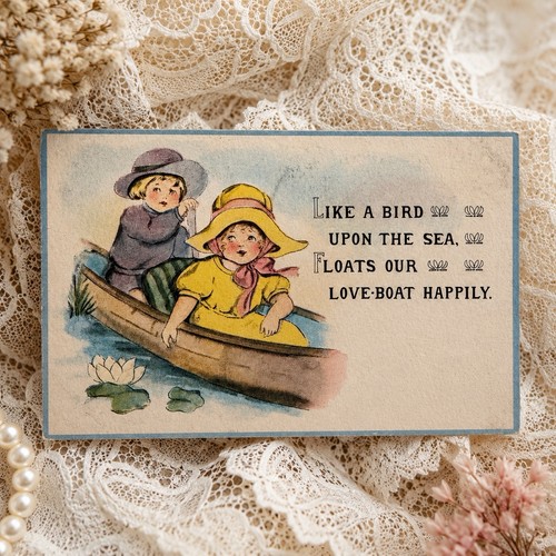 Vintage romantic children - vintage,