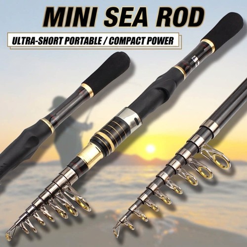 Telescopic carbon fishing rod - fishing,