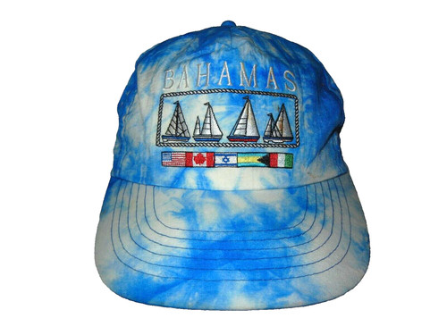 Bahamas blue nylon tie dye - blue,