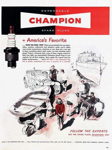 1949 champion spark plugs - 1949,