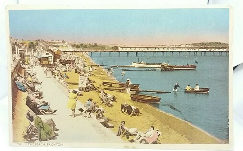 Vintage postcard rowing boat - postcard,