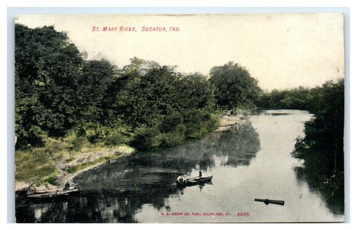 Decatur postcard st mary - decatur,,