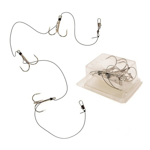 Treble hook rig pack - 3, for