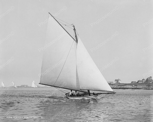 Sirocco sailing boat 1892 - sailing,