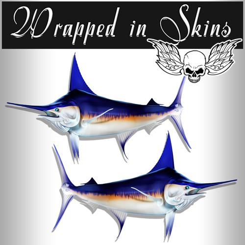 Swordfish stickers fish - swordfish, tackle