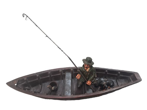 Salmon fisherman his - his, boat