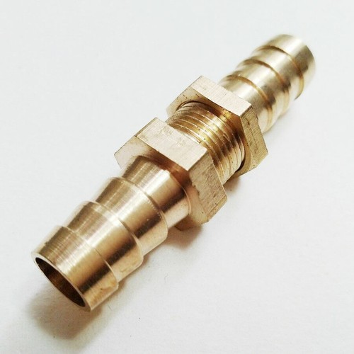 Brass bulkhead fitting barb - bulkhead,