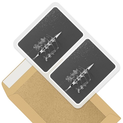 Rectangle stickers 10cm - stickers, bw