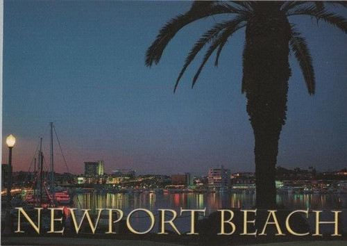 Newport beach dusk sunset - beach, at